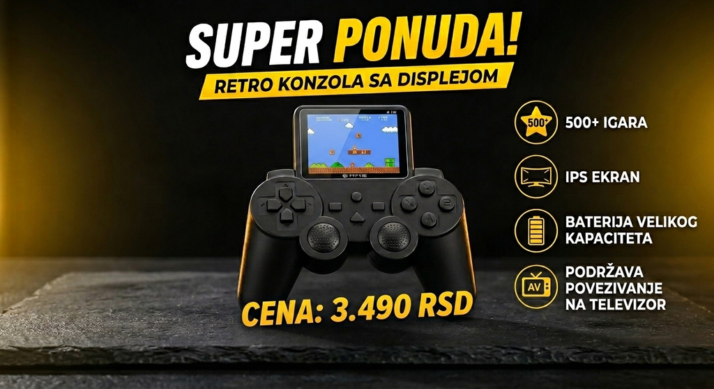 RetroPlay Mini™ – 500 igara u tvom džepu